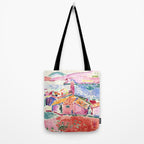 Henri Matisse 'The View of Collioure' Landscape Art Exhibition  Tote Bag Gallery Image 2