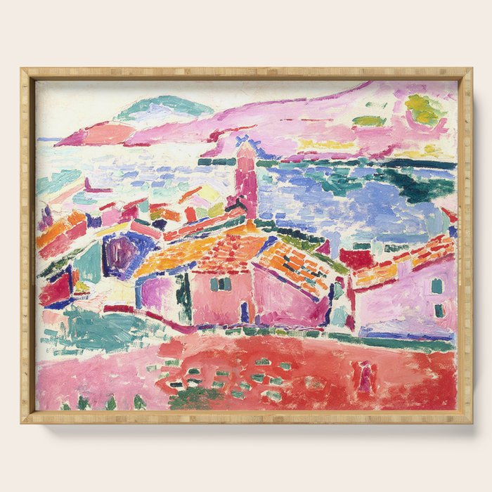 Henri Matisse 'The View of Collioure' Landscape Art Exhibition  Serving Tray Gallery Image 1
