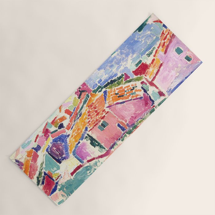 Henri Matisse 'The View of Collioure' Landscape Art Exhibition  Yoga Mat Gallery Image 1