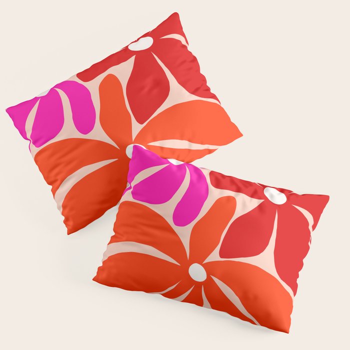 Groovy flower market from city of love Pillow Sham Gallery Image 3