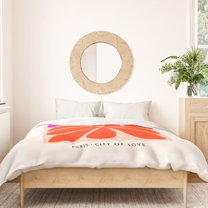 Groovy flower market from city of love Duvet Cover Gallery Image 3