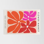 Groovy flower market from city of love Rug Gallery Image 2
