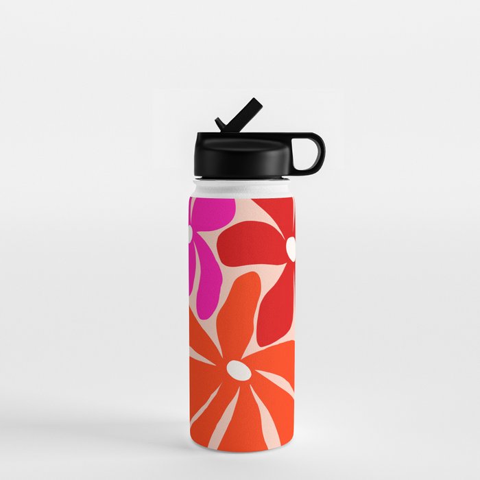 Groovy flower market from city of love Water Bottle Gallery Image 1