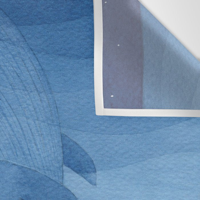 Whale blue ocean Wall Tapestry Gallery Image 3