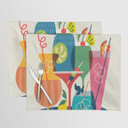 Mid Century Modern Cocktails Placemat Gallery Image 1