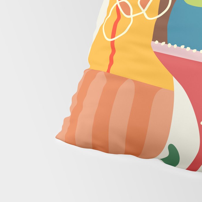 Mid Century Modern Cocktails Pillow Sham Gallery Image 4