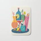 Mid Century Modern Cocktails Bath Mat Gallery Image 1