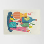 Mid Century Modern Cocktails Rug Gallery Image 2