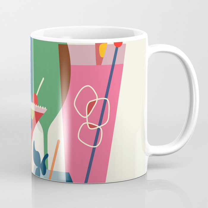 Mid Century Modern Cocktails Coffee Mug Gallery Image 1