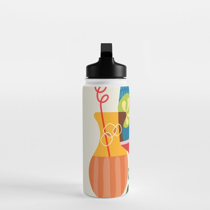Mid Century Modern Cocktails Water Bottle Gallery Image 3