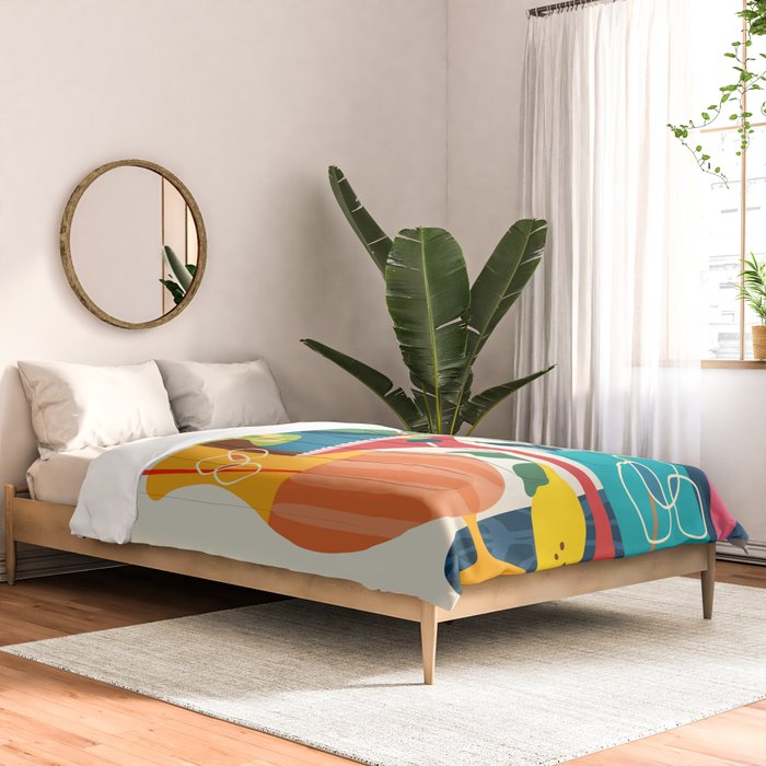 Mid Century Modern Cocktails Comforter Gallery Image 2