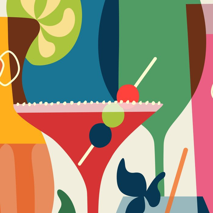 Mid Century Modern Cocktails Coffee Mug Gallery Image 2