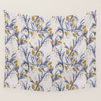 FRENCH LINEN THISTLE Wall Tapestry Gallery Image 4