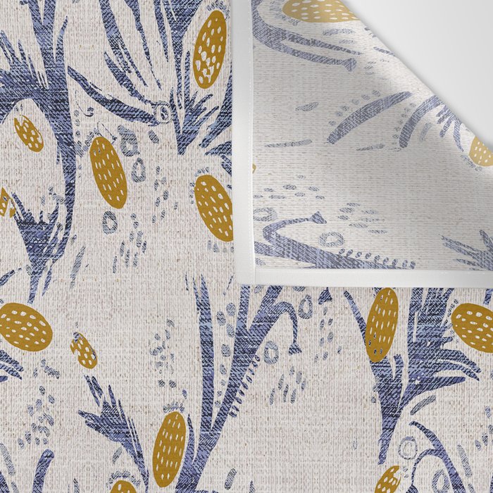 FRENCH LINEN THISTLE Wall Tapestry Gallery Image 3