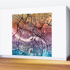 Richmond Virgina City Map Wall Mural Gallery Image 2