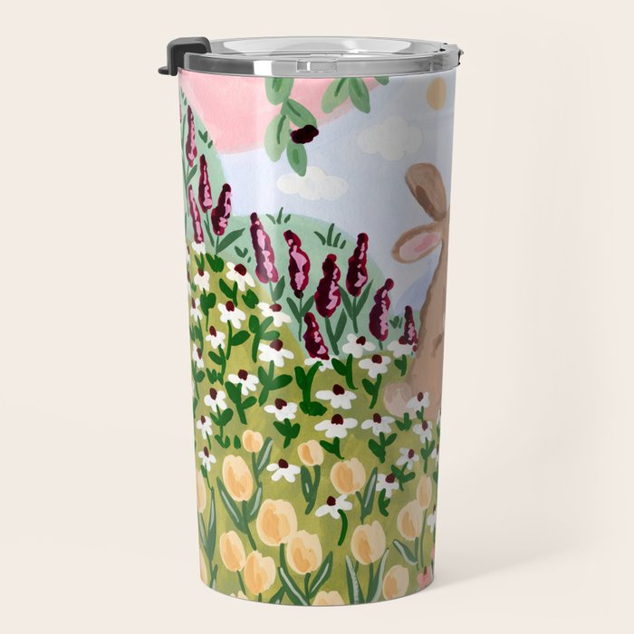 Spring Bunnies Travel Mug Gallery Image 3