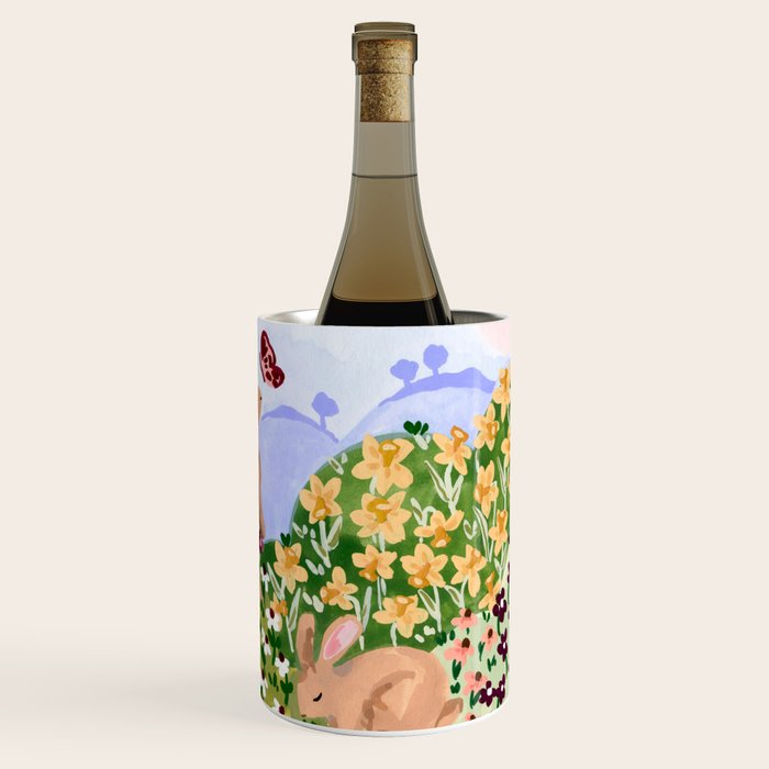 Spring Bunnies Wine Chiller Gallery Image 3