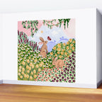 Spring Bunnies Wall Mural Gallery Image 2