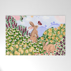 Spring Bunnies Welcome Mat Gallery Image 1