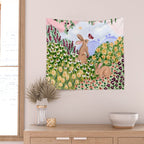 Spring Bunnies Wall Tapestry Gallery Image 2
