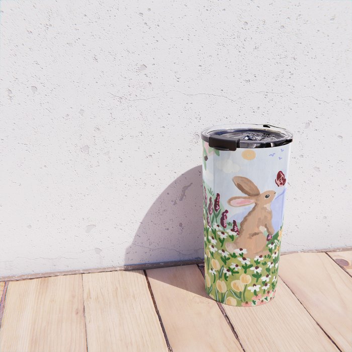 Spring Bunnies Travel Mug Gallery Image 4