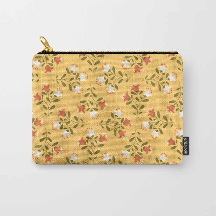 Spring Sunny Floral Pattern Carry All Pouch Gallery Image 1