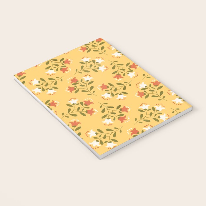 Spring Sunny Floral Pattern Notebook Gallery Image 3