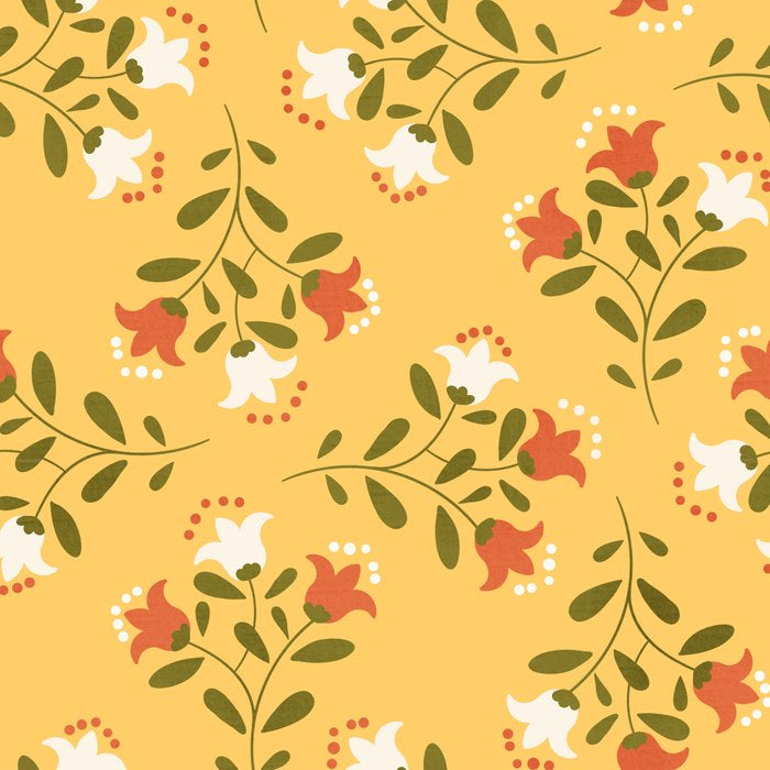 Spring Sunny Floral Pattern Coffee Mug Gallery Image 2