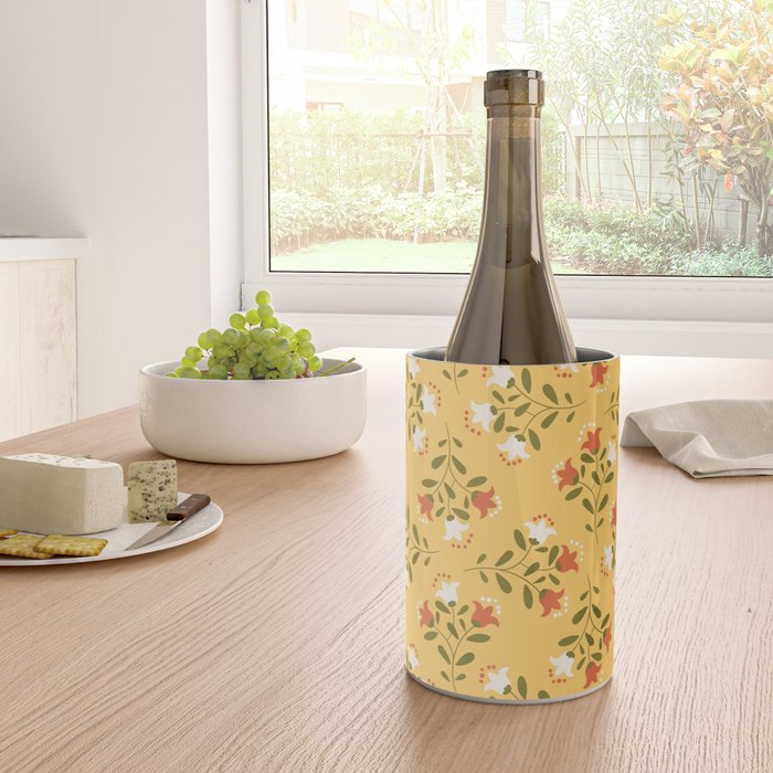 Spring Sunny Floral Pattern Wine Chiller Gallery Image 4