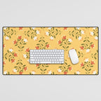 Spring Sunny Floral Pattern Desk Mat Gallery Image 1