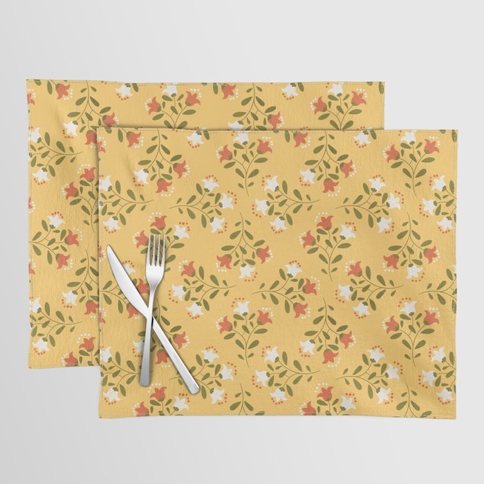 Spring Sunny Floral Pattern Placemat Gallery Image 1