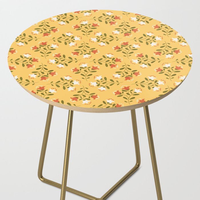 Spring Sunny Floral Pattern Side Table Gallery Image 2