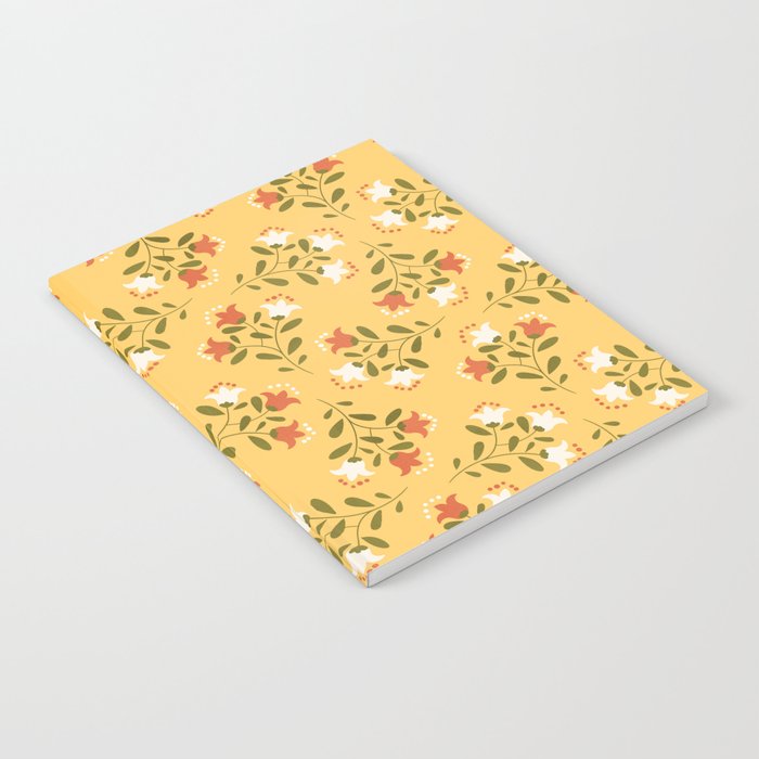 Spring Sunny Floral Pattern Notebook Gallery Image 2