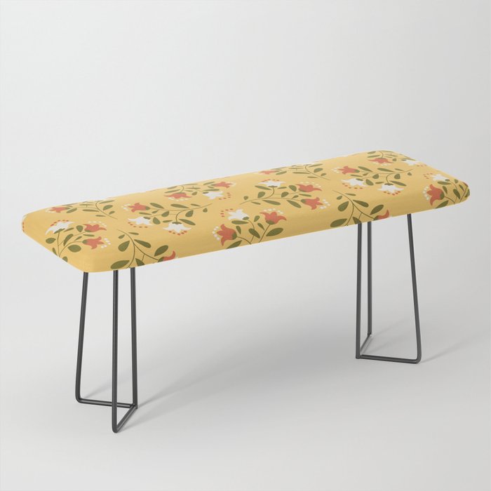Spring Sunny Floral Pattern Bench Gallery Image 1
