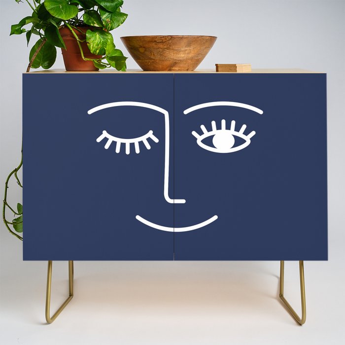 Wink (Navy) Credenza Gallery Image 1