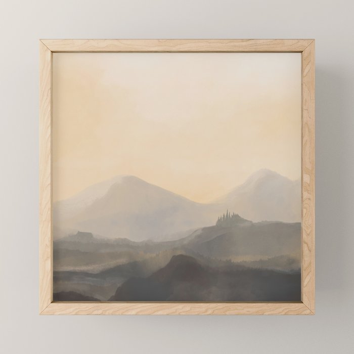 Prosecco Hills Mini Art Print Gallery Image 1