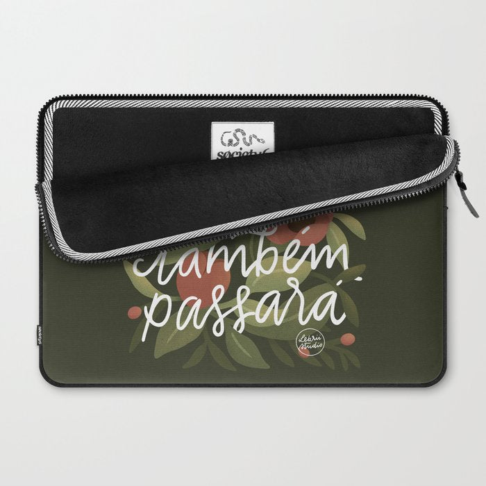 This too shall pass - Lettering Phrase Laptop Sleeve Gallery Image 2