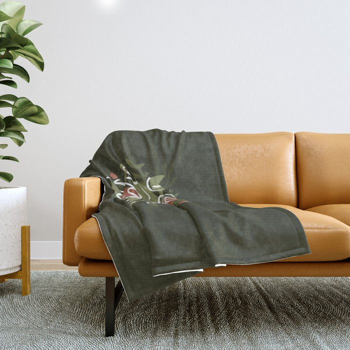 This too shall pass - Lettering Phrase Throw Blanket Gallery Image 1