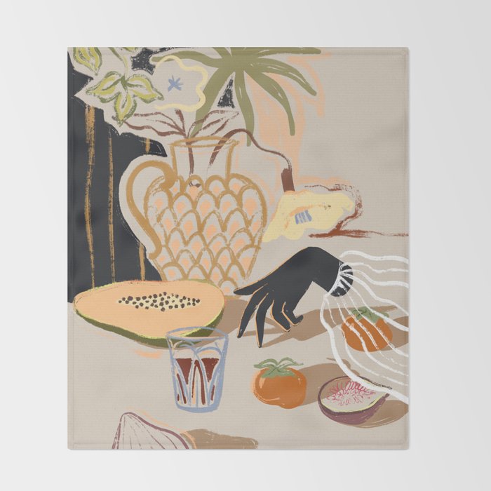 Fruitful Spread Throw Blanket Gallery Image 2