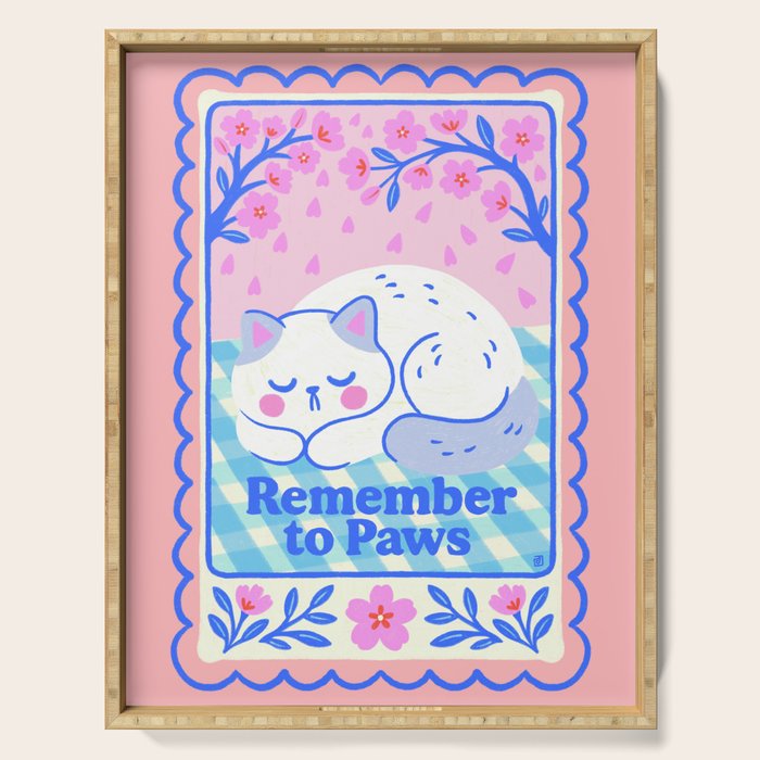 Remember to Paws Serving Tray Gallery Image 1