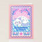 Remember to Paws Stationery Card Gallery Image 2
