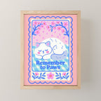 Remember to Paws Mini Art Print Gallery Image 1
