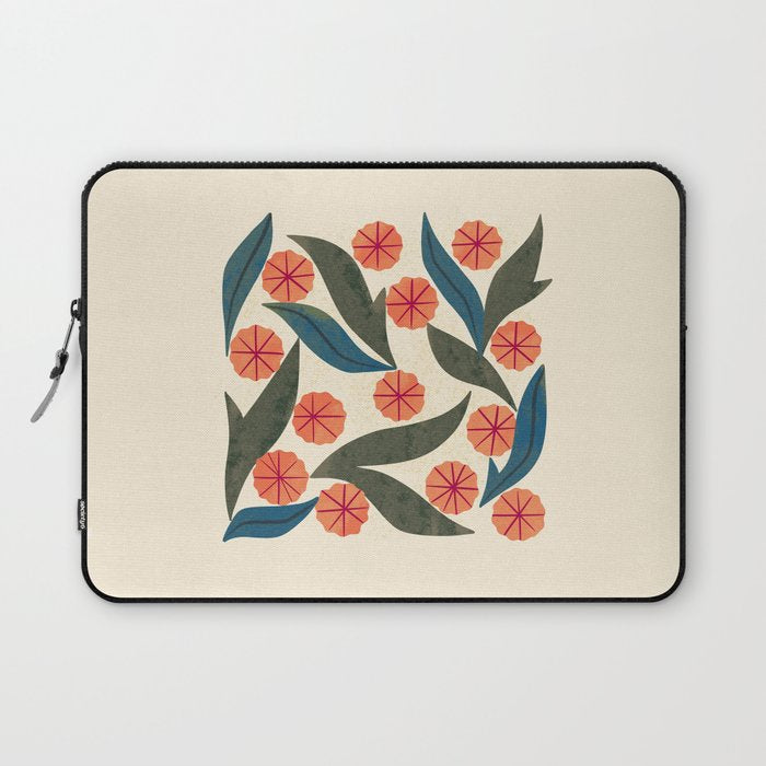 Ruby Floral Laptop Sleeve Gallery Image 1
