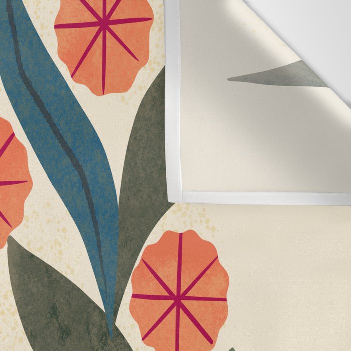 Ruby Floral Wall Tapestry Gallery Image 3
