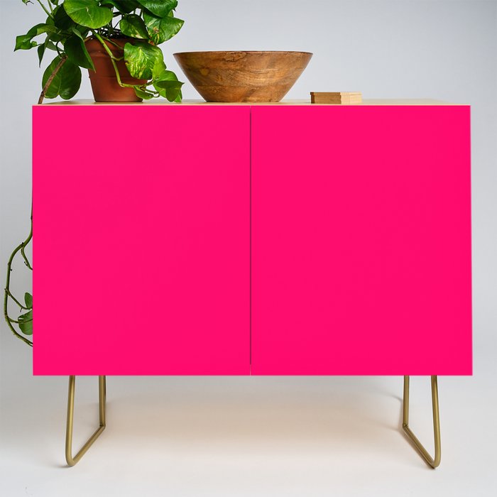 Bright Fluorescent Pink Neon Credenza Gallery Image 1