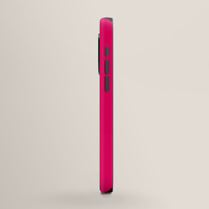 Bright Fluorescent Pink Neon iPhone Case Gallery Image 2