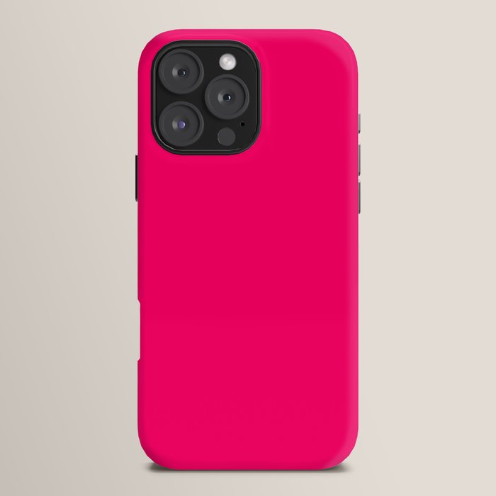 Bright Fluorescent Pink Neon iPhone Case Gallery Image 16