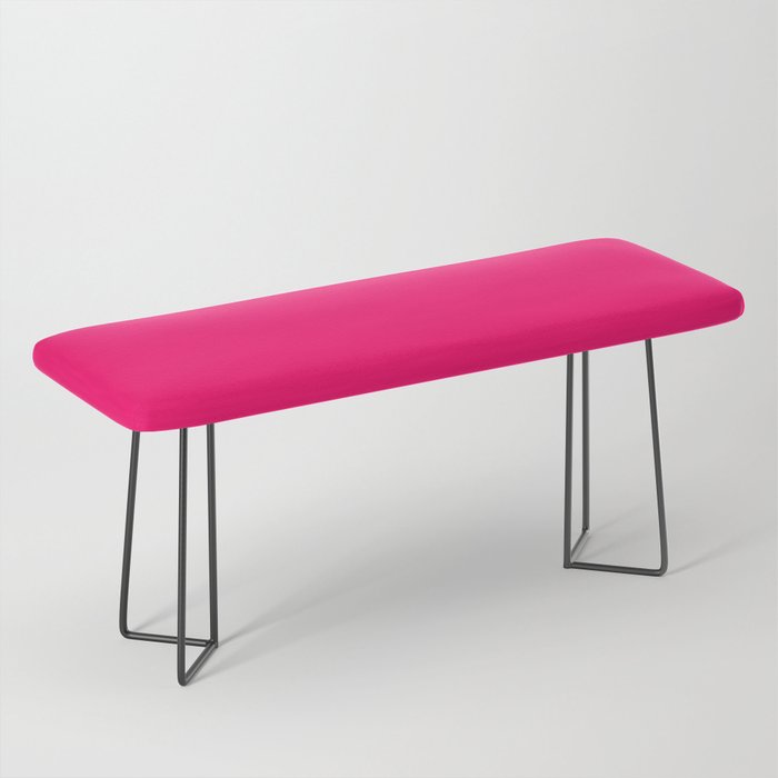 Bright Fluorescent Pink Neon Bench Gallery Image 1