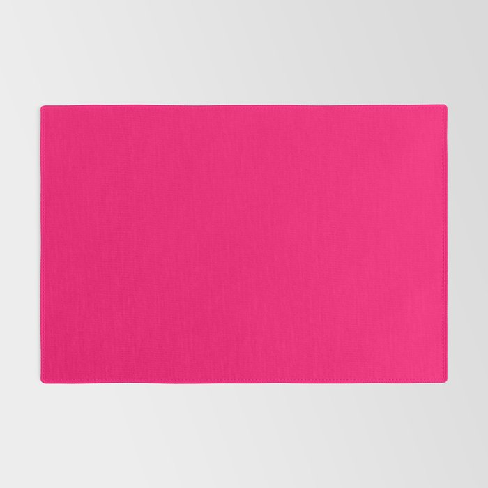 Bright Fluorescent Pink Neon Rug Gallery Image 2