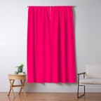Bright Fluorescent Pink Neon Window Curtain Gallery Image 5